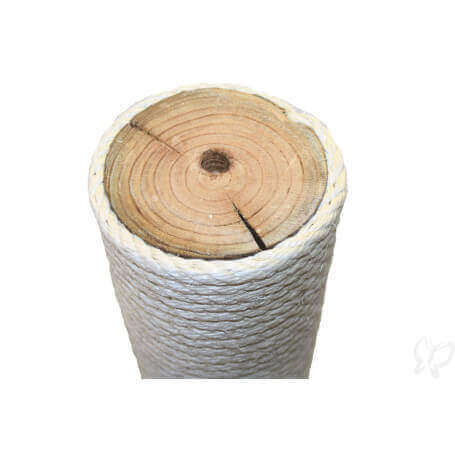 Colonna di sisal Ø 14 cm Säulenlänge 10 cm Vollholz Standard: cartone  rigido con anima in legno